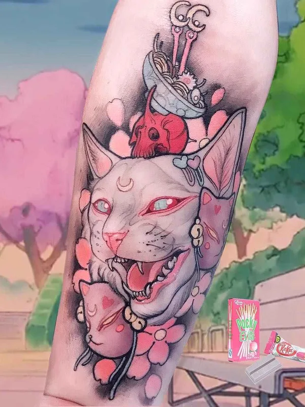 New School tattoo by Brando Chiesa in Firenze
