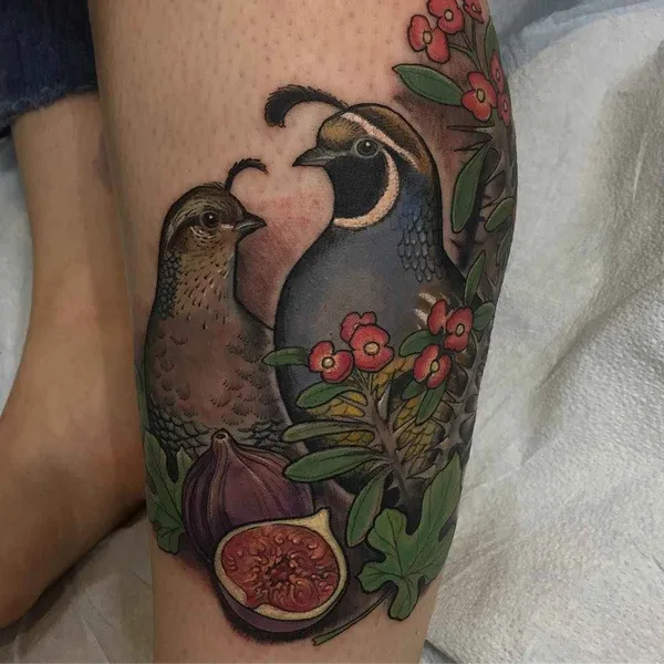 Neo Traditional tattoo by Shawn Hebrank in Portland