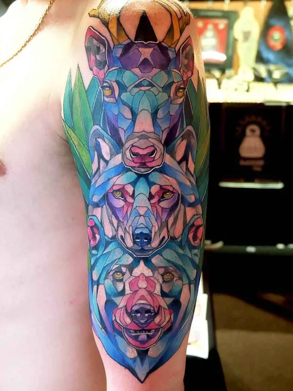 New School tattoo by Dusty Brasseur in Paris