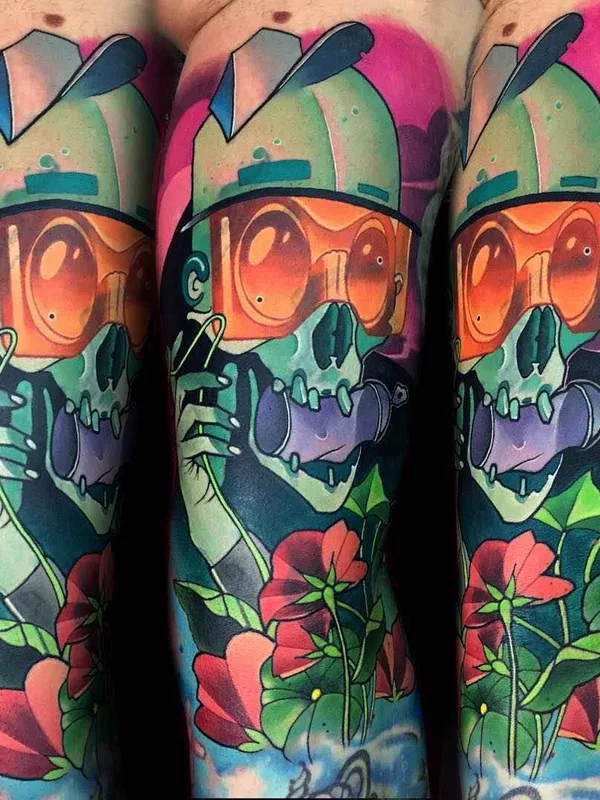 Авторская tattoo by Lehel Nyeste in Budapest