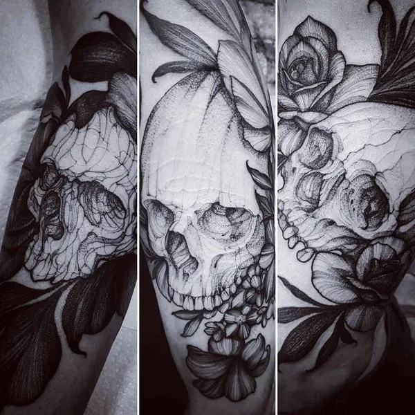 Dotwork tattoo by Felipe Kross in São Paulo