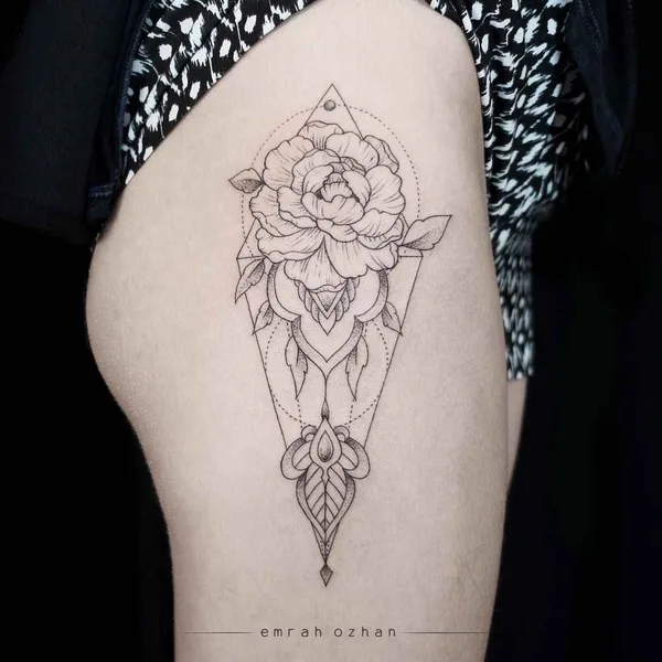 Dotwork tattoo by Emrah Ozhan in Istanbul