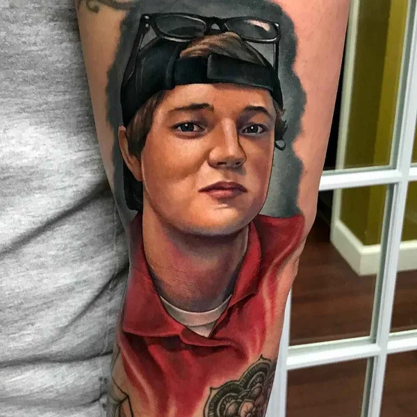 Нью Скул tattoo by Aaron Springs in Webster