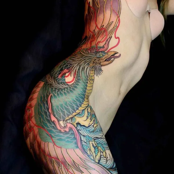 Japanese tattoo by Shiryu in Seoul