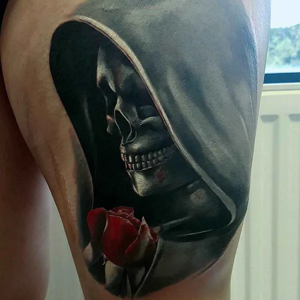 Realism tattoo by Andrzej Niuniek Misztal in Jarosław