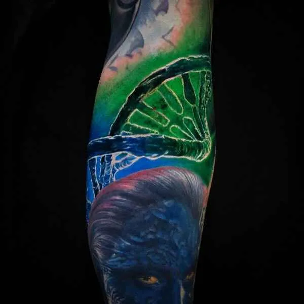 color realism tattoo auf forearm #4364 | Tätowierer Carlos Rojas