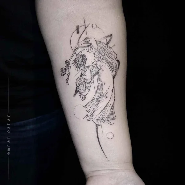 Dotwork tattoo by Emrah Ozhan in Istanbul