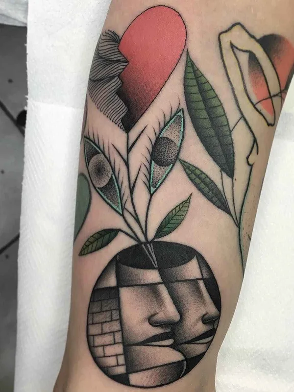 color illustrative tattoo on forearm #2986 | Tattoo Artist Mariusz Trubisz