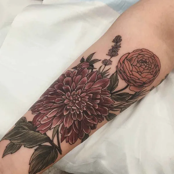 Neo Traditional tattoo by Sophia Baughan in Sydney