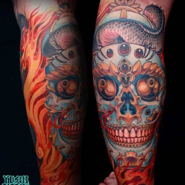 Traditional tattoo by Yushi in San Diego
