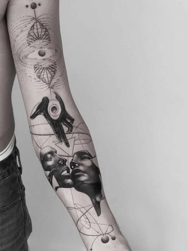 male black and grey black and grey tattoo on forearm #11901 | Tattoo Artist Oscar Akermo