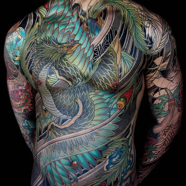 Japanese tattoo by Shiryu in Seoul