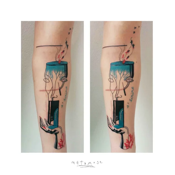 Author's Style tattoo by Maison Métamose in Paris