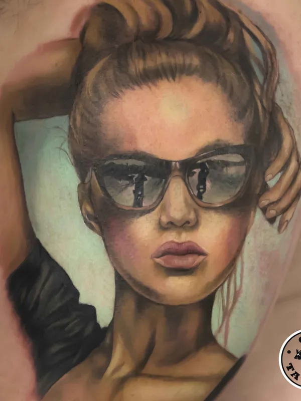 female color realism татуировка на shoulder #13687 | Тату мастер Медникова Екатерина