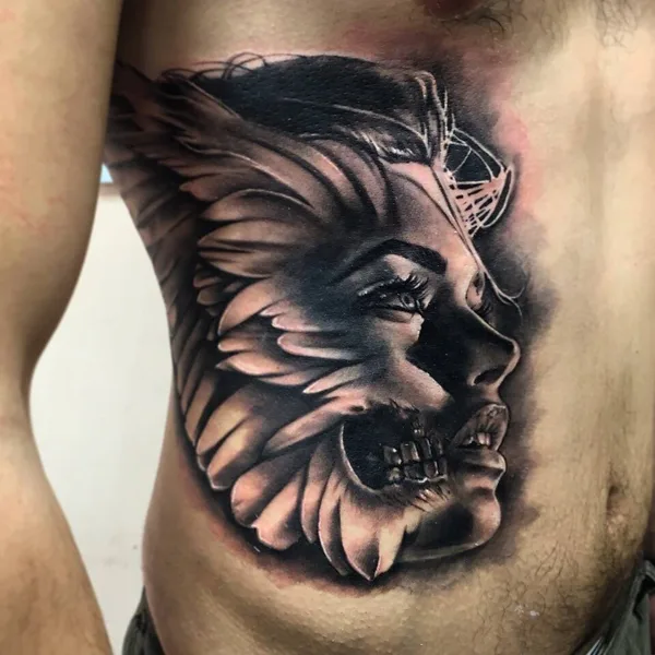 Portrait tattoo by Судовцев Вадим in Барнаул
