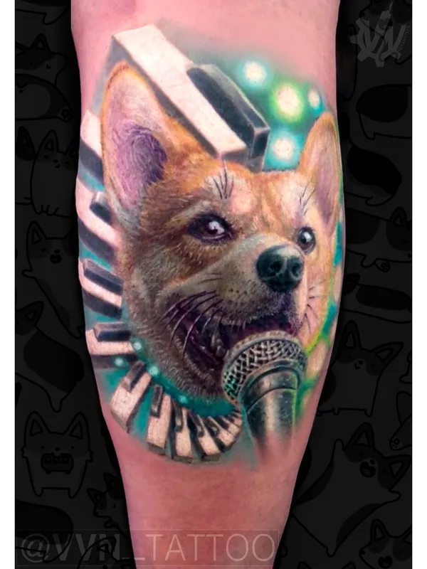 color realism татуировка на thigh #51298 | Тату мастер Василий Ноговицын