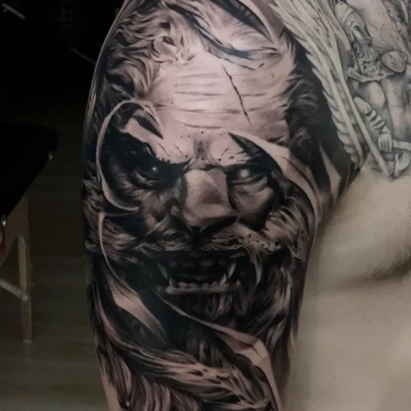Portrait tattoo by Денис Показанов in Красноярск