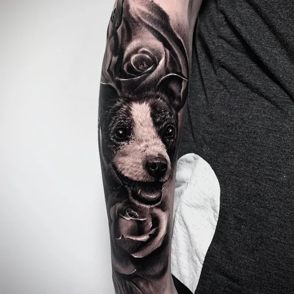Portrait tattoo by Денис Показанов in Красноярск