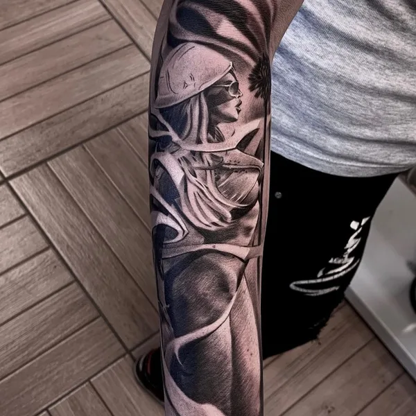Portrait tattoo by Денис Показанов in Красноярск