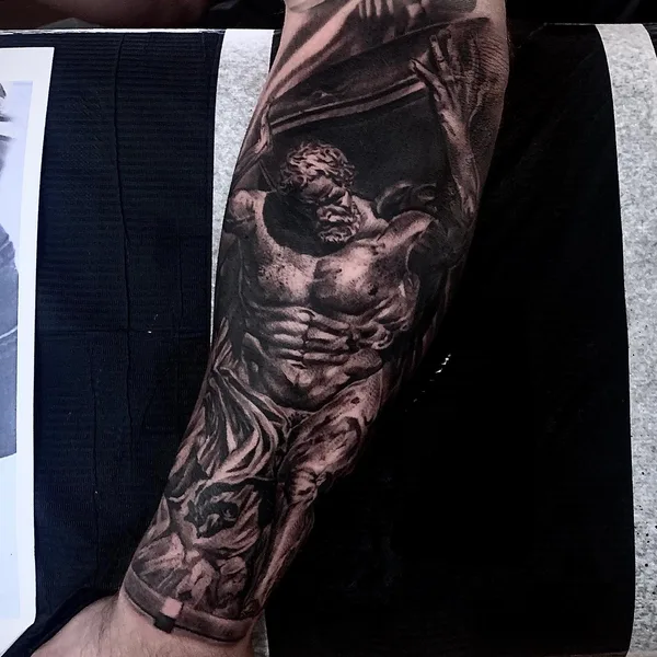 Portrait tattoo by Денис Показанов in Красноярск