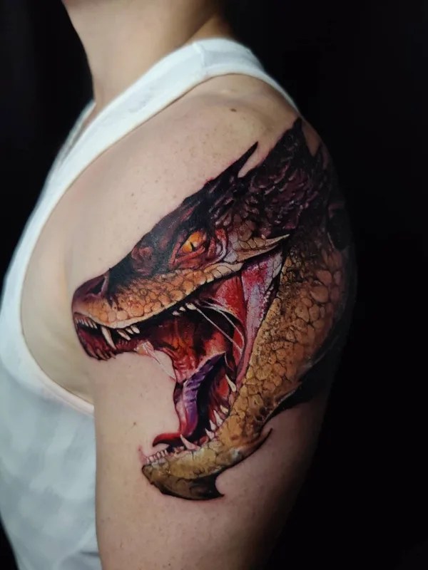 color realism 타투 부위 shoulder #51341 | 타투이스트 Павел Мороз