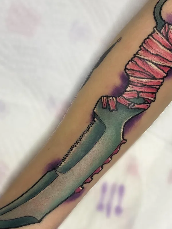 color illustrative 타투 부위 forearm #51376 | 타투이스트 Оксана Афонина