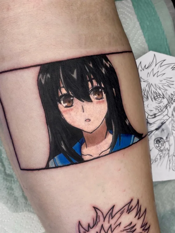 color anime 타투 부위 forearm #51367 | 타투이스트 Оксана Афонина