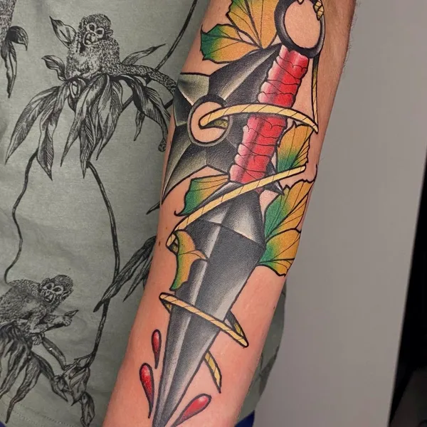 Anime tattoo by Оксана Афонина in Волгоград