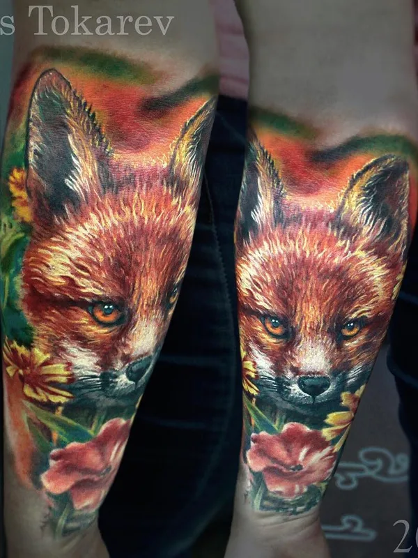 color realism tattoo on forearm #51385 | Tattoo Artist Стас Токарев