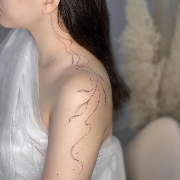 Graphic tattoo by Ольга Балашова in Волгоград