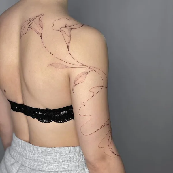 Graphic tattoo by Ольга Балашова in Волгоград