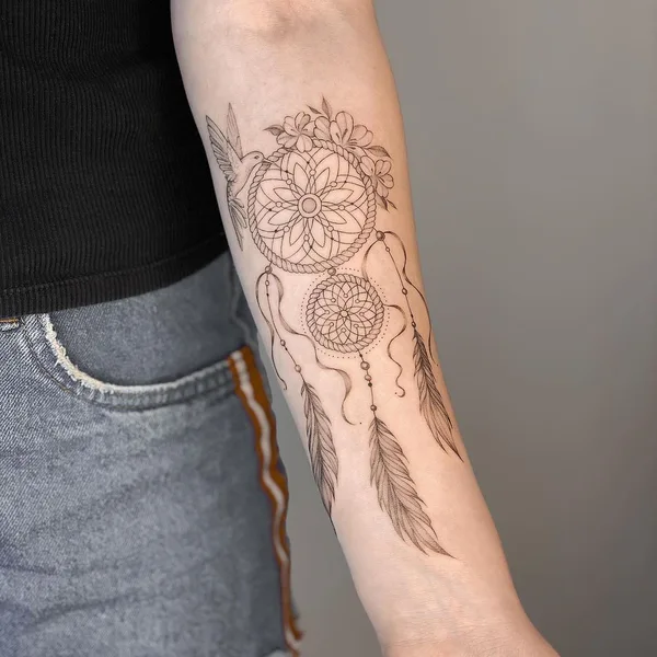 Graphic tattoo by Ольга Балашова in Волгоград