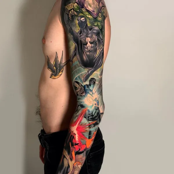 Portrait tattoo by Нина Кузнецова in Красноярск