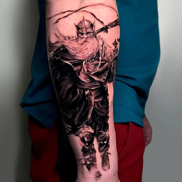 Portrait tattoo by Нина Кузнецова in Красноярск