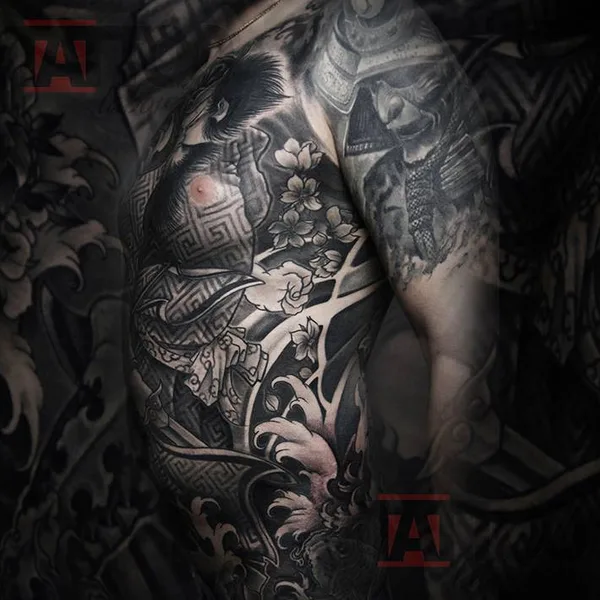 Portrait tattoo by Max Drugger in Волгодонск