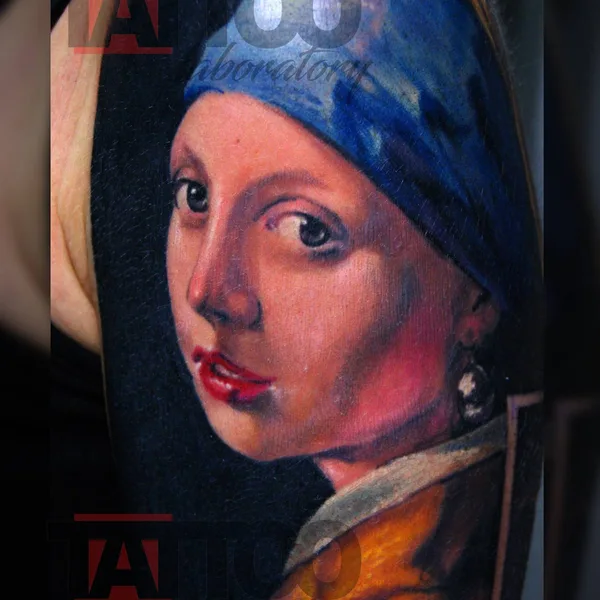 Portrait tattoo by Max Drugger in Волгодонск