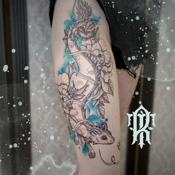Dotwork tattoo by Наталья Потапова in Электросталь