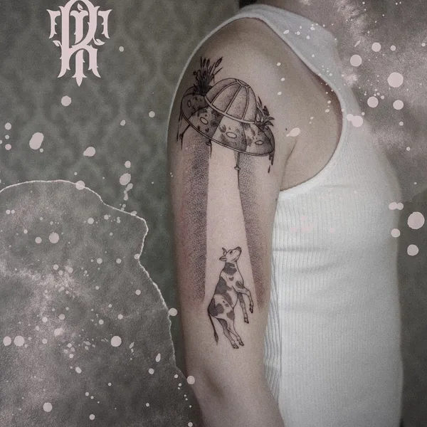 Dotwork tattoo by Наталья Потапова in Электросталь
