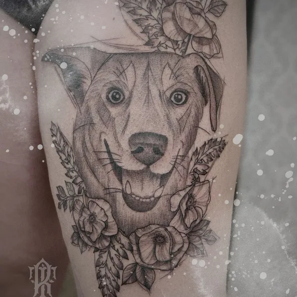 Dotwork tattoo by Наталья Потапова in Электросталь
