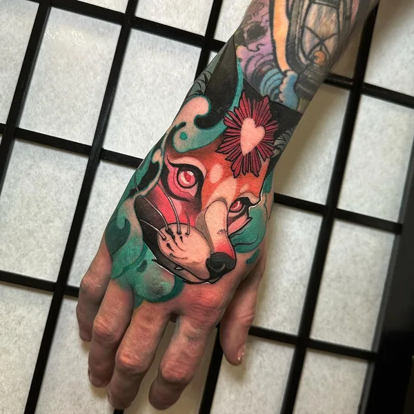 Neo Traditional tattoo by Kenni Poke in Roskilde
