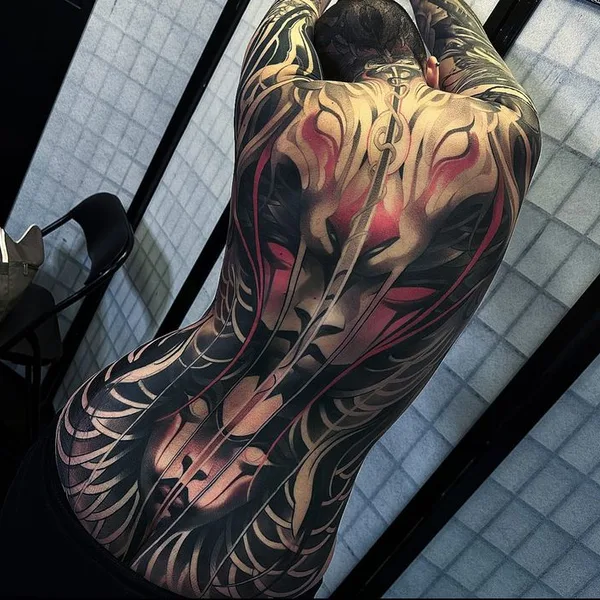 Neo Traditional tattoo by Kenni Poke in Roskilde