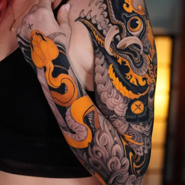 Neo Traditional tattoo by CRISTIAN CASAS in Santa Cruz de Tenerife