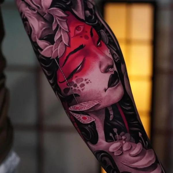Neo Traditional tattoo by CRISTIAN CASAS in Santa Cruz de Tenerife