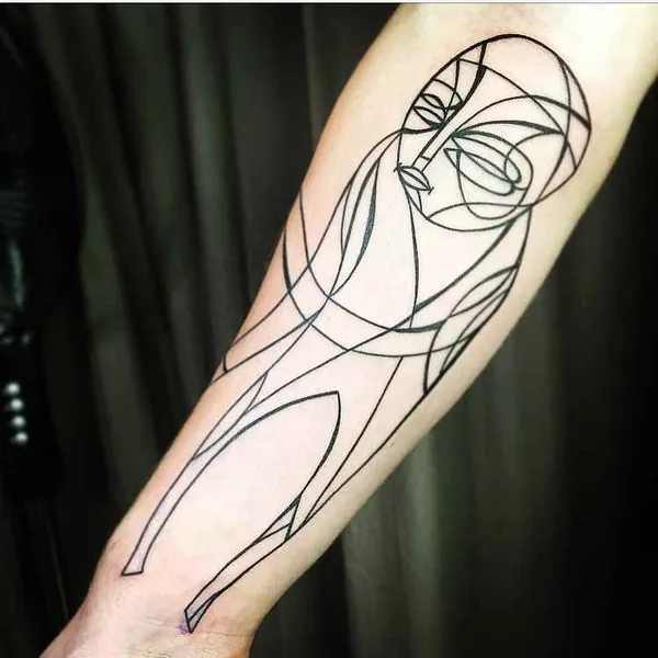 Авторская tattoo by Lionel Fahy in Paris