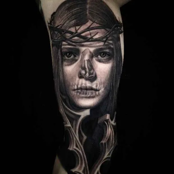 Realism tattoo by Carlos Rojas in Hesperia