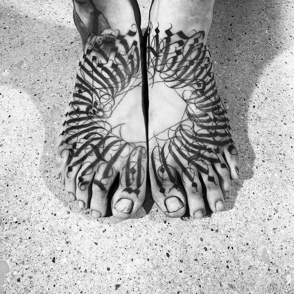 Lettering tattoo by MAYONAIZE