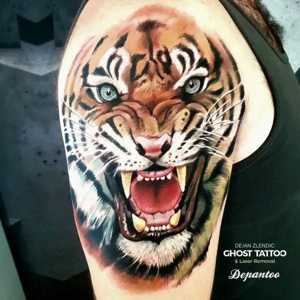 Realism tattoo by Dejan Zlendic in Rijeka