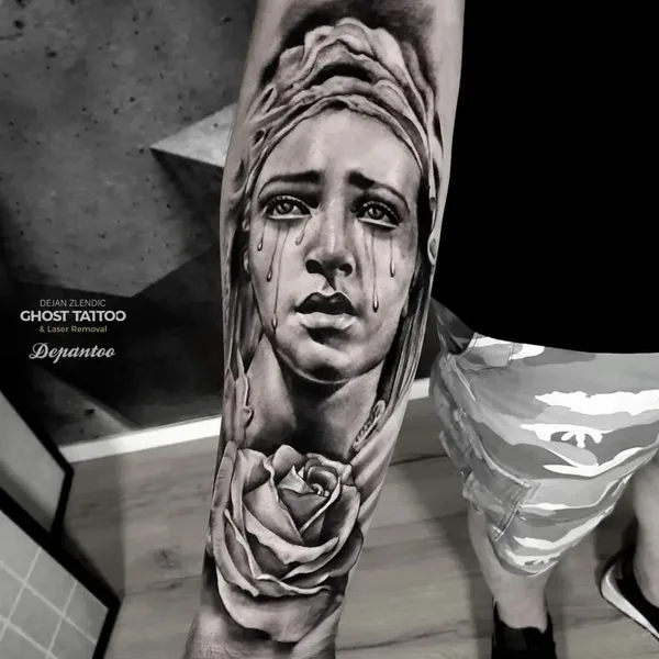 Realism tattoo by Dejan Zlendic in Rijeka