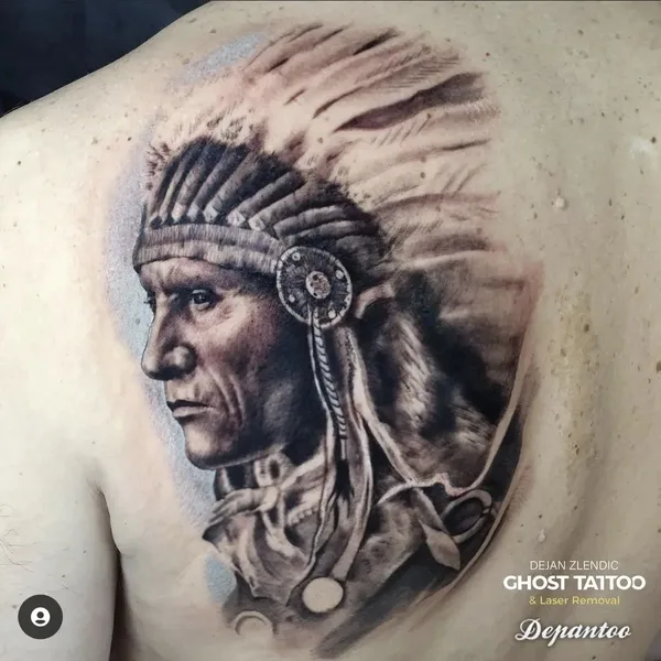 Realism tattoo by Dejan Zlendic in Rijeka