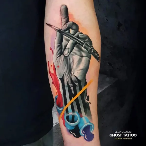 Realism tattoo by Dejan Zlendic in Rijeka